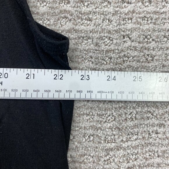 MISSLOOK Tank Top Women Size 3XL Black Graphic Print Sleeveless Tee Shirt - Picture 6 of 7